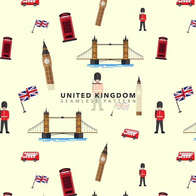 Uk elements pattern background