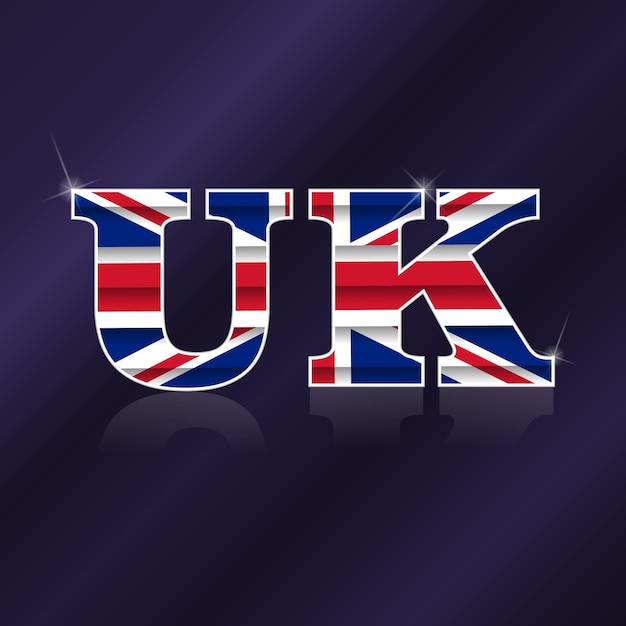 Vector uk flag symbol