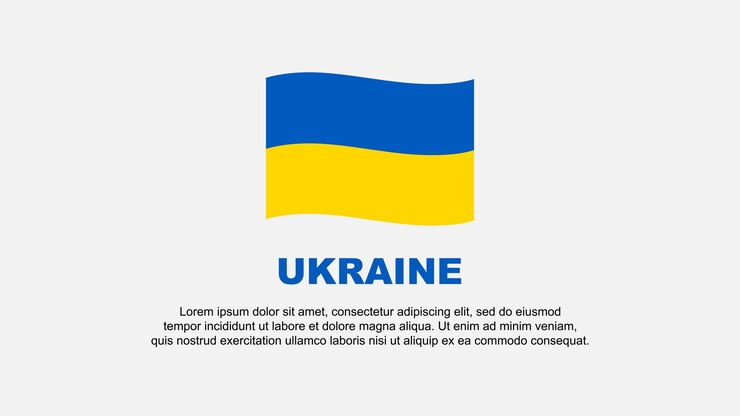 Вектор флаг украины абстрактный фон дизайн шаблона день независимости украины баннер социальных средств векторные иллюстрации фон украины