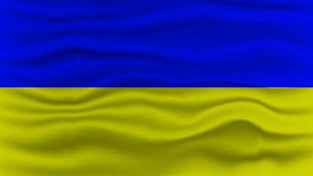 шаблон волны флага украины для вашего дизайна векторная иллюстрация eps 10
