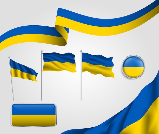 Ukraine Flags Collection