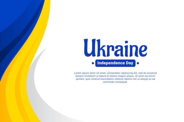 Ukraine Independence Day Background Event