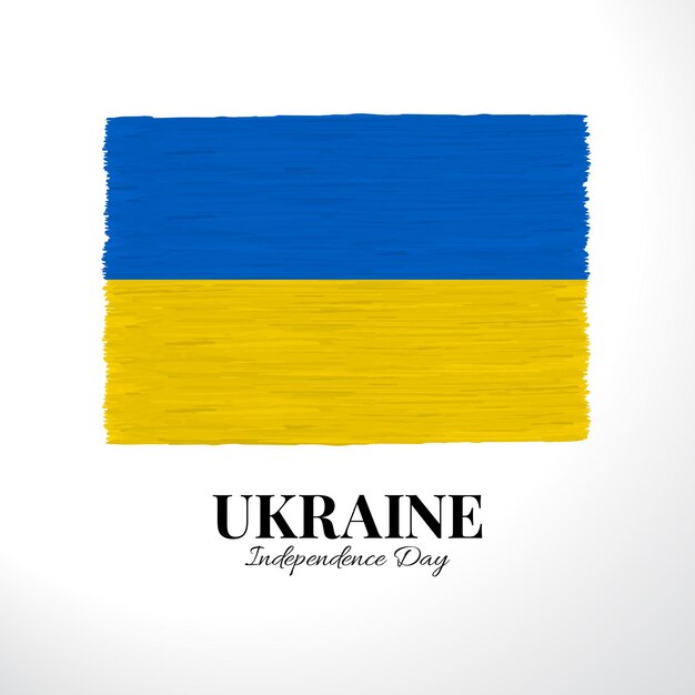 independence day of ukraine vector