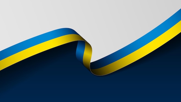 Ukraine ribbon flag background Element of impact for the use you want to make of it