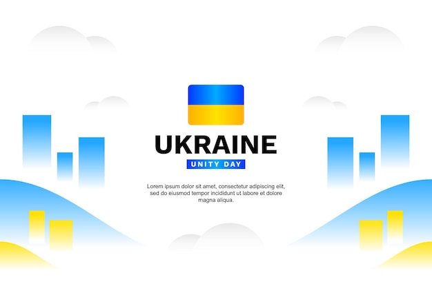 Evento sullo sfondo del giorno dell'unità dell'ucraina