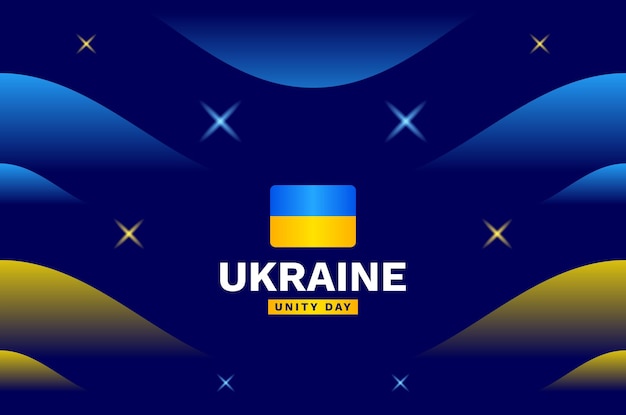 Ukraine Unity Day Event Background to Poster