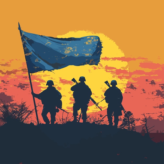 Vector ukraine_war_posterglory_to_ukraine