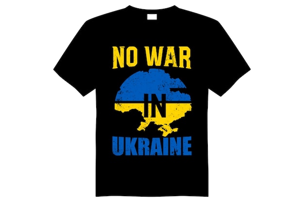 Vector ukraine war tshirt design vector