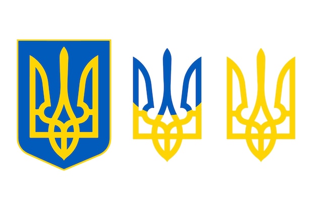 Vector ukrainian characters. national elements of ukraine. support for the country during the stop war.