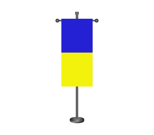 벡터 우크라이나 국기