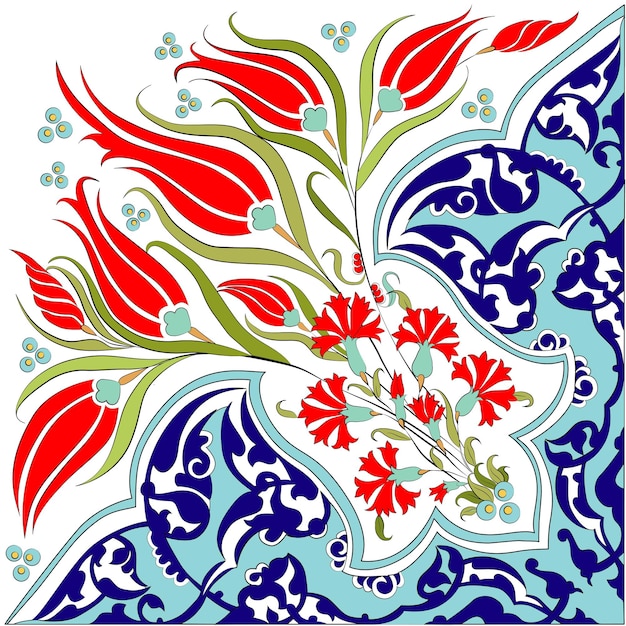 Vector ukrainian folk seamless pattern