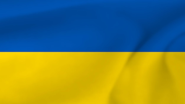 Vettore bandiera nazionale ucraina