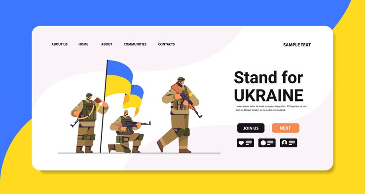 Вектор украинские солдаты в бронежилетах спецназа украинские защитники в военной одежде вооруженные силы украины прекращают войну