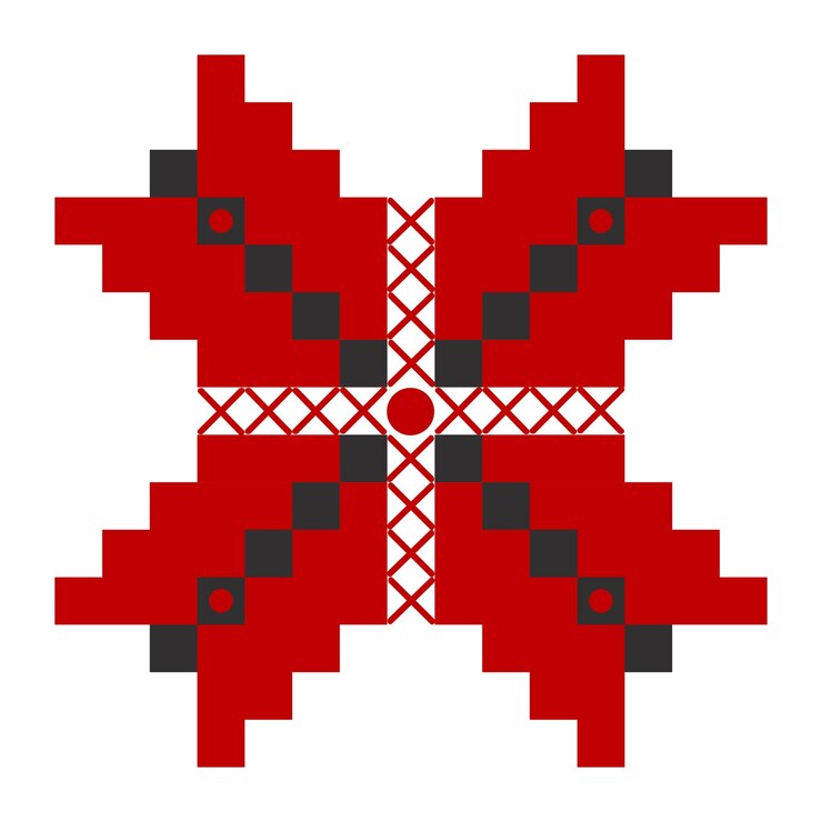 Vector ukrainian traditional folk embroidery