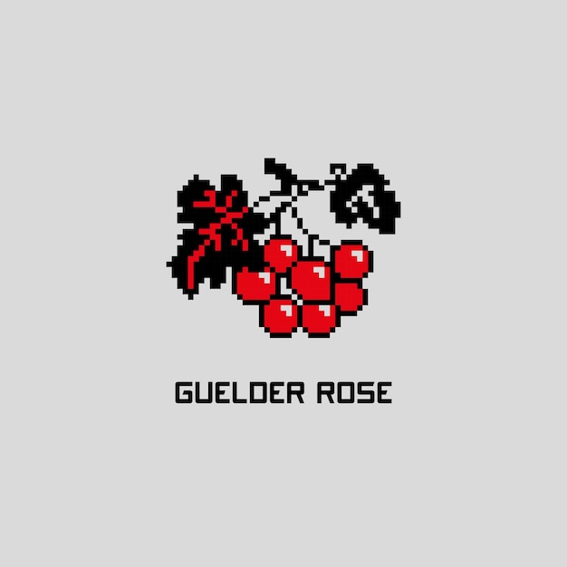 Ukrainr オーナメント エンブレム Guelder rose