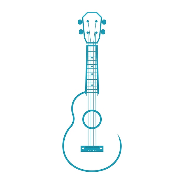 Ukulele illustration vector