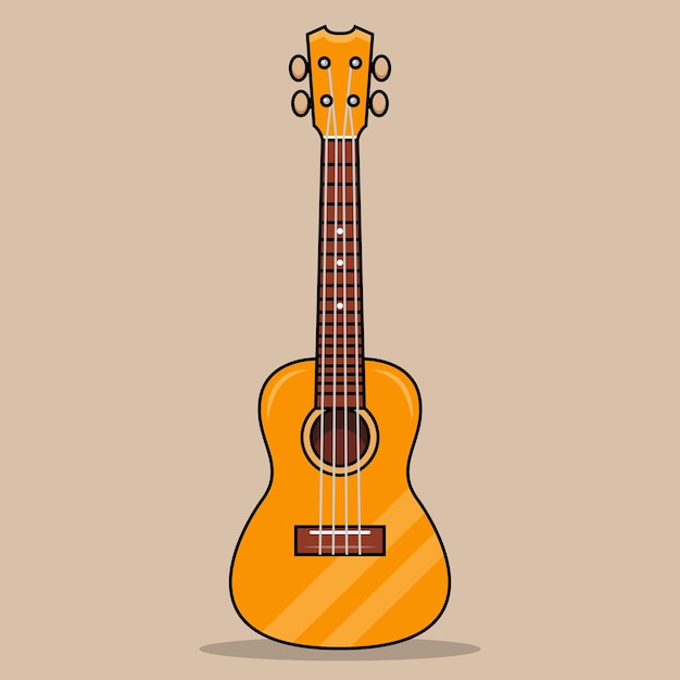 Vector ukulele illustration
