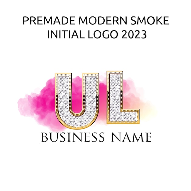 UL initial letter smoke font