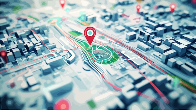 ultimate guide to gps map navigation using computer with track route pointer for location tracking