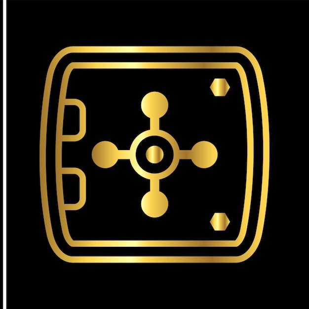 The Ultimate Safe Box Icon vector template flat