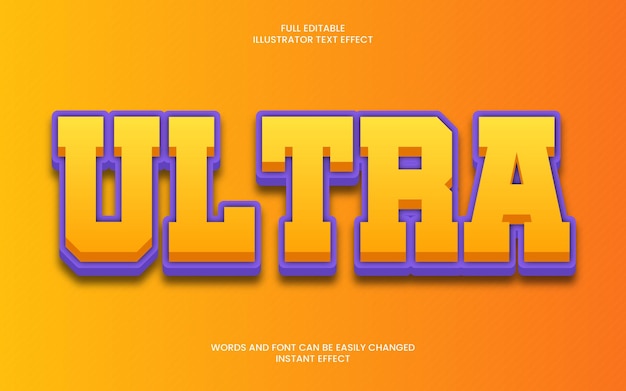 Ultra text effect