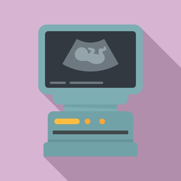 Vector ultrasound icon flat illustration of ultrasound vector icon for web design