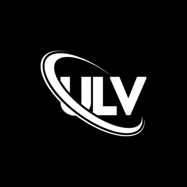 ULV logo ULV letter ULV letter logo design Initials ULV logo linked with circle and uppercase monogram logo ULV typography for technology business and real estate brand