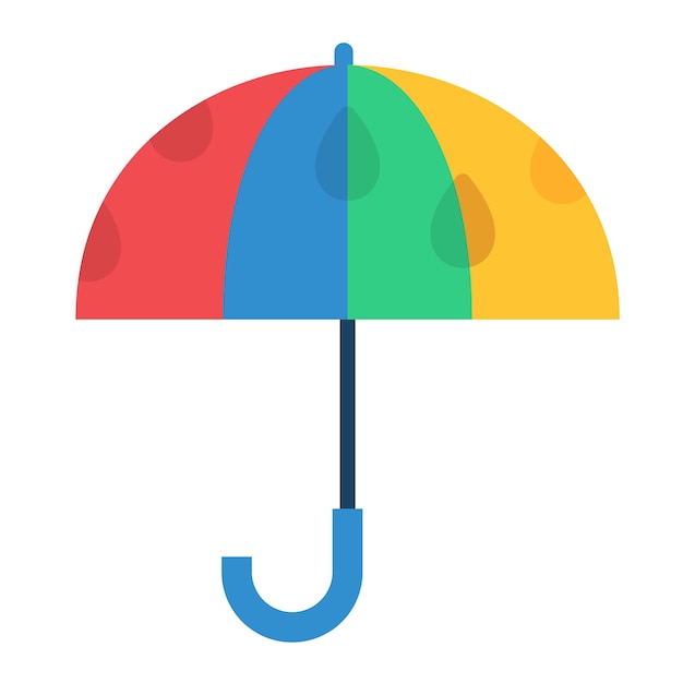 Umbrella Flat Illustration