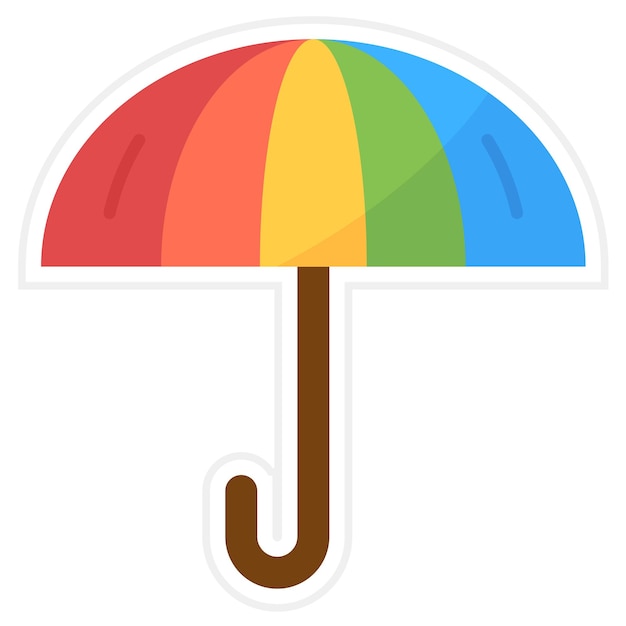 Vector umbrella icon vector image can be used for fashion