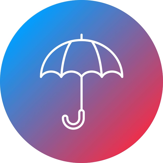umbrella icon vector image can be used for logistics