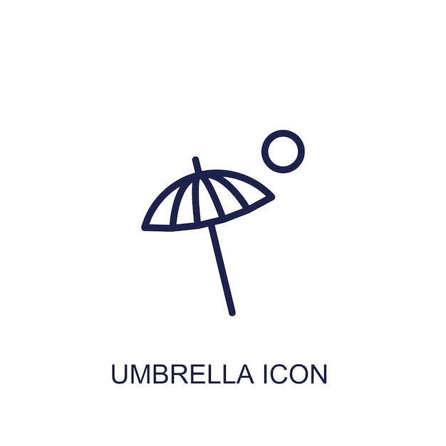 umbrella icon white background