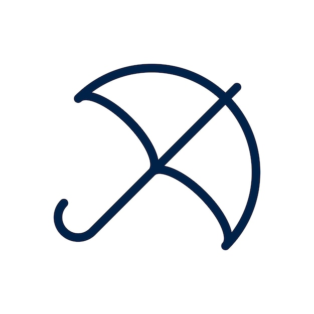 Umbrella logo vector insurance symbol illustration