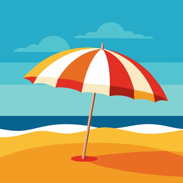 umbrella vector art illustration 1