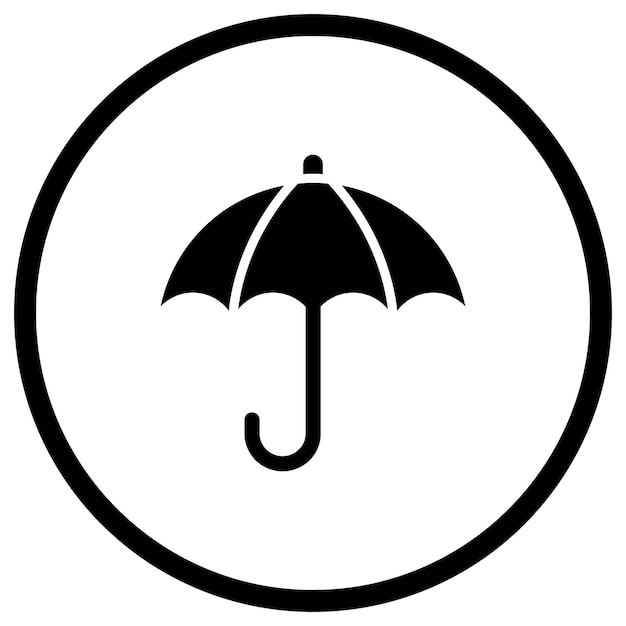 Umbrella Vector Icon Design Illustration