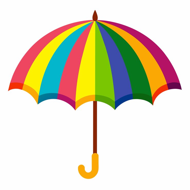 Vector umbrella vector kunst illustratie 33