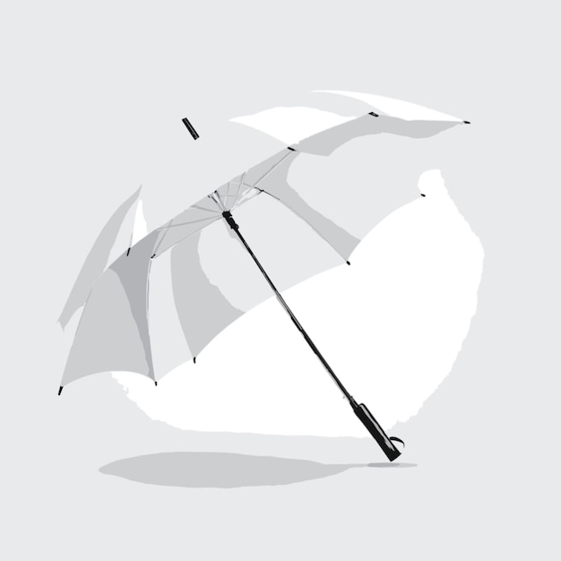 Premium Vector | Umbrella vector on white background