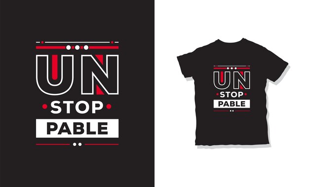 un stop table t-shirt design