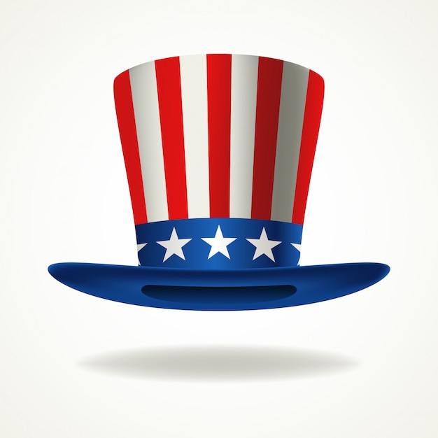 Vector uncle sam hat
