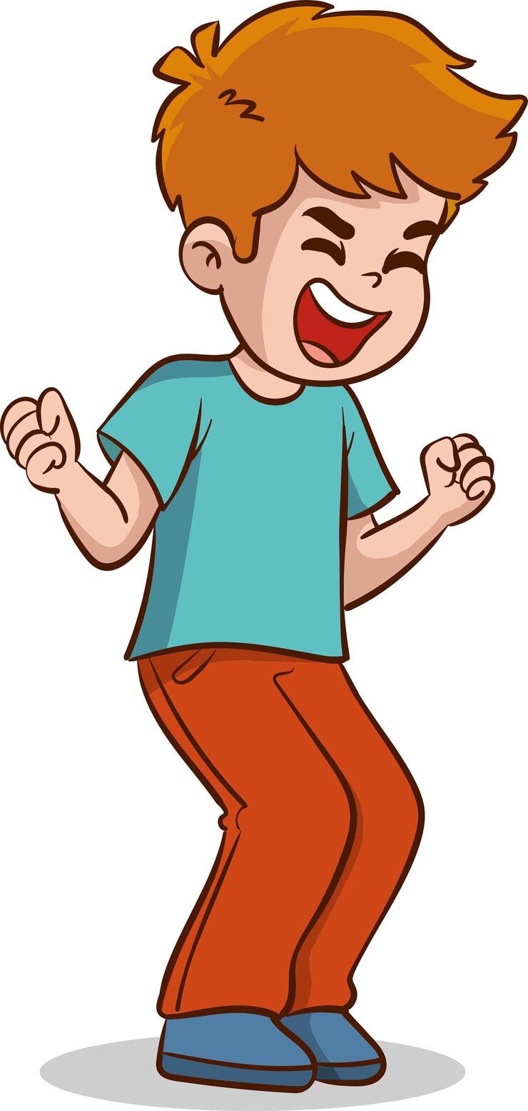 Vector uncontrollable children character angerextreme emotions erupt cartoon vector