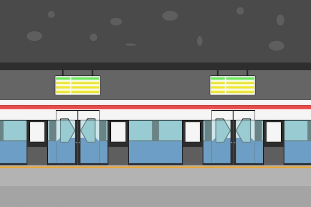 市内地下鉄の地下駅