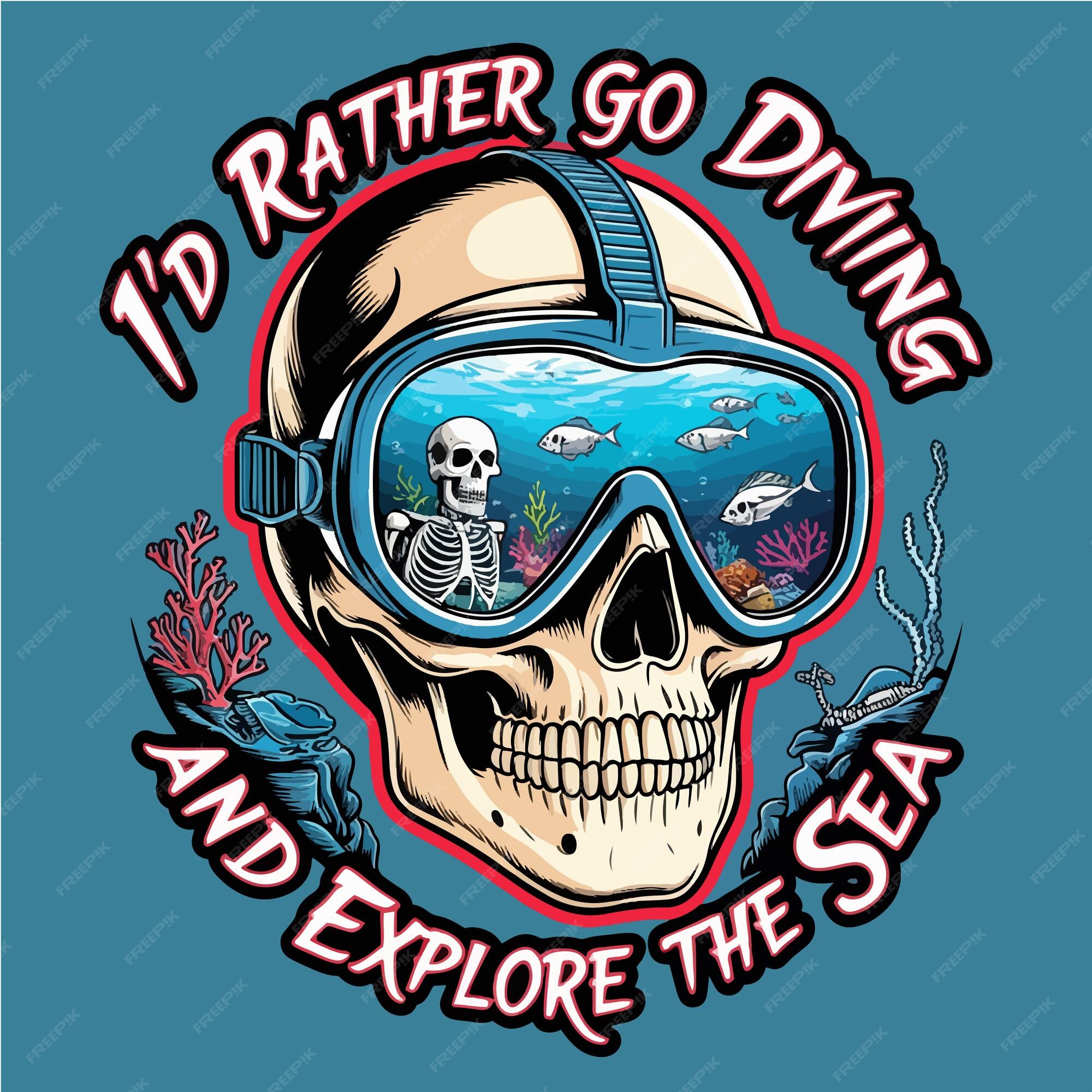 Premium Vector | Underwater Adventure Dive into the Deep