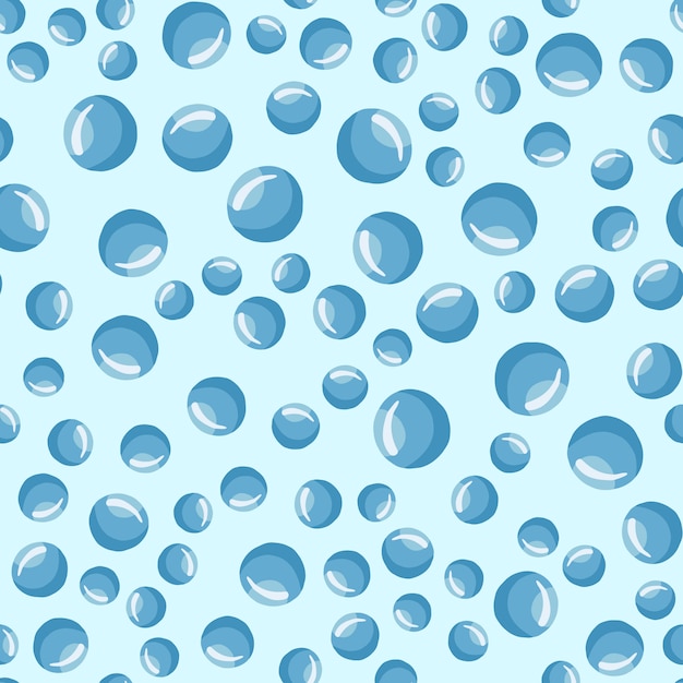 Vector underwater backdrop. round shapes drops of water.