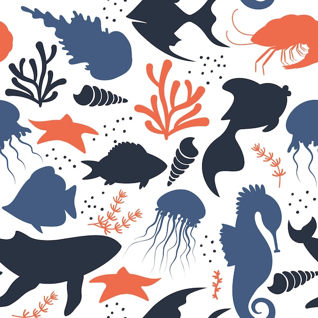 Underwater life pattern