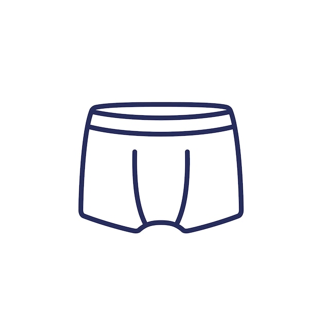 Premium Vector  Underwear mens boxer briefs line icon