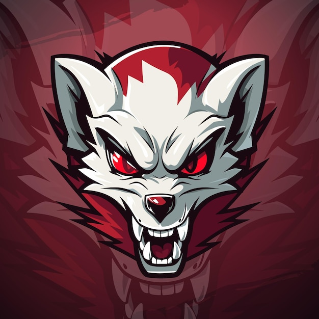 Undying Spirit Modern Zombie Weasel Mascot Logo voor Sport amp Esport Draag het met trots