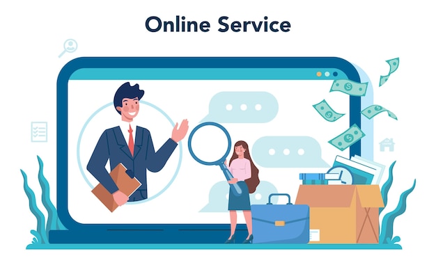 Unemployed online service or platform