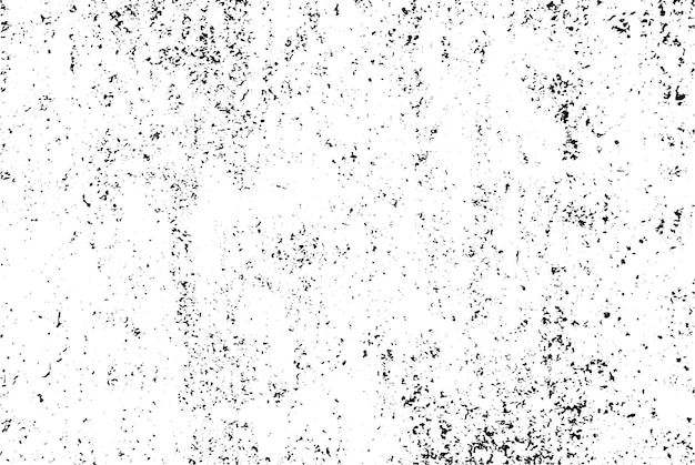 Uneven vector noise Concrete wall texture Black dots and spots on white background Grunge style black on white