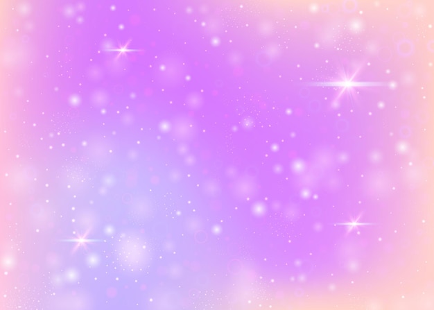 unicorn background with rainbow mesh