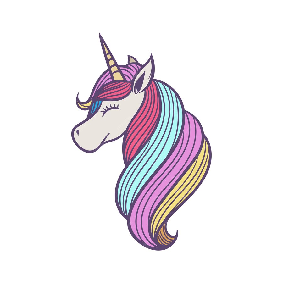 Premium Vector | Unicorn cartoon illustration