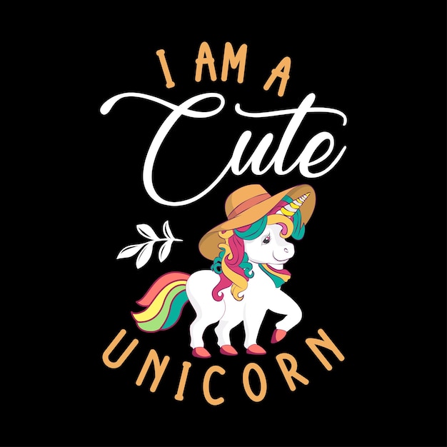 Unicorn colorful Tshirt Design